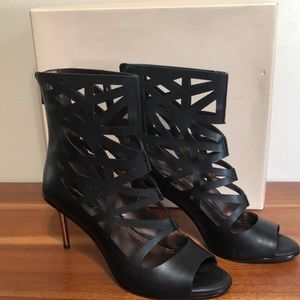 BCBGeneration Black Gladiator High Heels